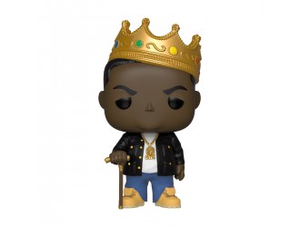 Figurina de colectie Funko POP! Notorious B.I.G. cu coroana seria The Notorious B.I.G.