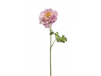 Ranunculus artificial mov deschis, ramura, 61cm