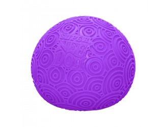 Jucarie minge antistres NeeDoh, seria Super, violet cu cerculete, 11cm