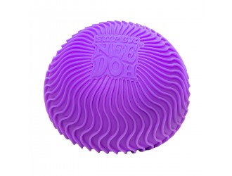 Jucarie minge antistres NeeDoh, seria Super, violet cu valuri, 11cm