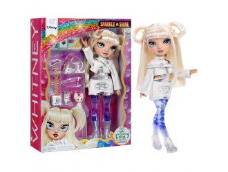 Papusa Whitney, Rainbow High, seria Sparkle & Shine, cu accesorii