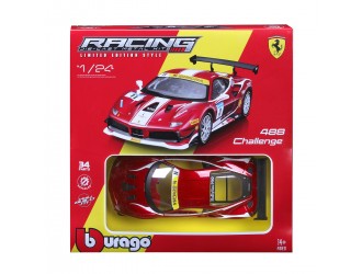 Set de constructie macheta auto Ferrari 488 Challenge (1:24) Bburago