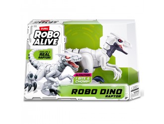 Jucarie dinozaur interactiv cu lumini Raptor, Robo Dino Alive, Zuru