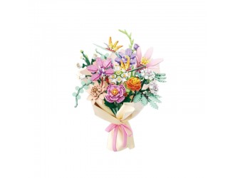 Set de constructie Buchet cu flori diverse tipuri 1154 el. ZJA386038