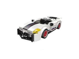 Set de constructie Masina alba cu mecanism pullback 258 el. ZJA351126