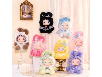 Jucarie de plus breloc Surpriza Pop Top Lovely Emma - Iepurasii