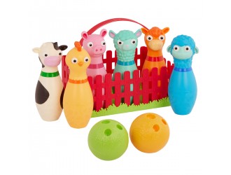 Set Bowling Animalute - Ferma Vesela Battat