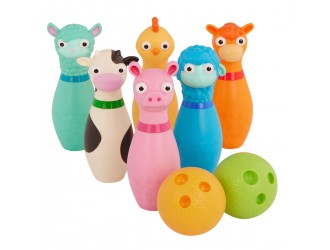 Set Bowling Animalute - Ferma Vesela Battat