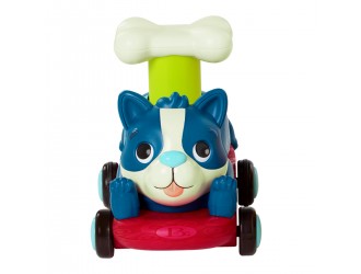 Masinuta cu inertie, apasa si merge, Catelus albastru, Battat