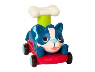 Masinuta cu inertie, apasa si merge, Catelus albastru, Battat