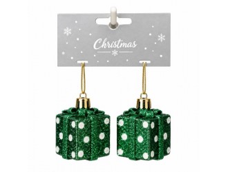 Set ornamente Zaruri Green, 2 buc