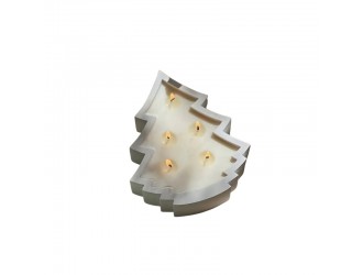 Lumanare parfumata in forma de gips BRADUT cu 5 fitile 15x12 cm. 300 g