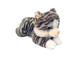 Jucarie de plus Pisica 35 cm negru / gri 25456  