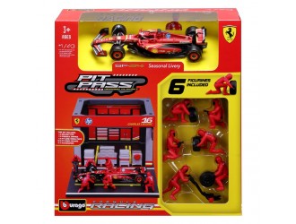 Set de joaca Pit Pass Ferrari SF-24 (1:43) Bburago