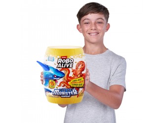 Jucarie inotatoare Rechin, Robo Alive seria Deep Sea Monster, S1 ZURU