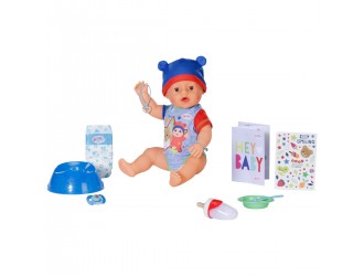 Papusa bebelus baietel Jonas 43 cm cu accesorii, Baby Born