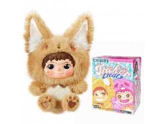 Jucarie de plus breloc surpriza Wakuku iepurasi si vulpite Letsvan 