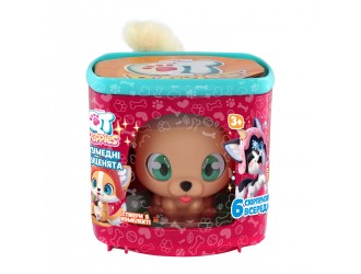 Set de joaca cu figurina catelus QT Puppies Bella