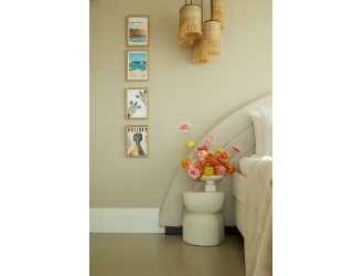 Floare artificiala Ranunculus tip spray, roz, 50 cm