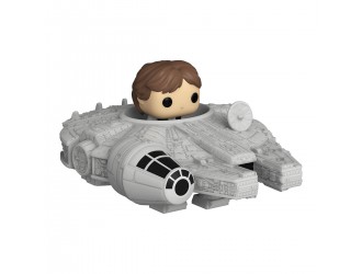 Set figurine de colectie Funko Bitty POP! Ride Star Wars – Han Solo & Millennium Falcon