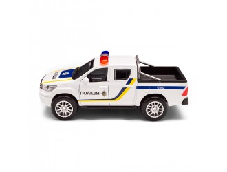 Macheta auto Toyota Hilux alba Politie TechnoDrive