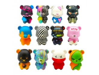Figurina squishy surpriza ursulet Hype Bears Tiki Wiki