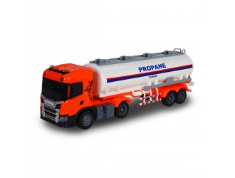 Macheta autocisterna Scania 42 cm cu sunet si lumini seria Large Truck TechnoDrive