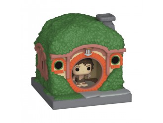 Set figurine de colectie Funko Bitty POP! Town – The Lord of the Rings: Frodo Baggins and Hobbit Hole
