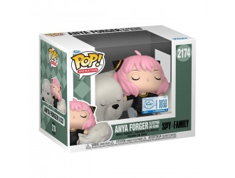 Figurina de colectie Funko POP! Animation – Spy x Family: Anya Forger Sleeping with Bond #2174