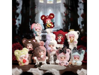 Figurina de colectie pufoasa breloc POP TOP Hi TOY seria MayMei – May I love You