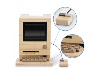 Set de constructie capsula MAX seria Retro S1 - Computer Macintosh, ZURU