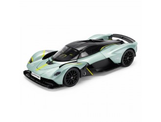Macheta auto de colectie Aston Martin Valkyrie, scara 1:18, Verde TechnoDrive