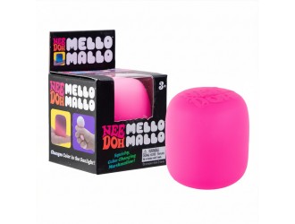Jucarie antistres NeeDoh Marshmallow Color Change, jucarie senzoriala squishy pentru copii si adulti, ROZ, 5.7 cm