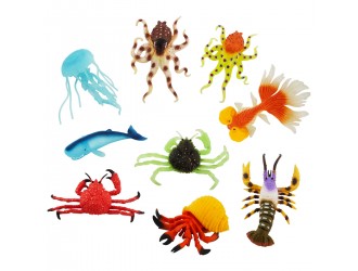 Jucarie stretch in forma de animal Tiki Wiki seria Maxi - Tiki Fantazia Subacvatica