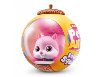 Jucarie interactiva Veverita roz S1, Pets Alive, ZURU