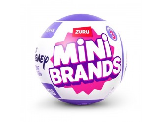 Jucarie de plus surpriza Zuru Snackles S2, model surpriza, cu gustare licentiata, 11.5 cm