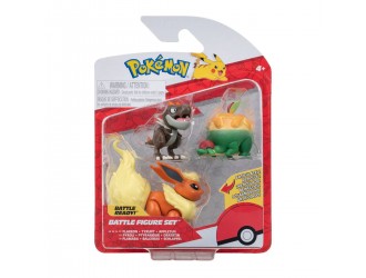 Set 3 figurine de lupta Pokemon Battle Figure Set, model surpriza, diverse personaje, Jazwares