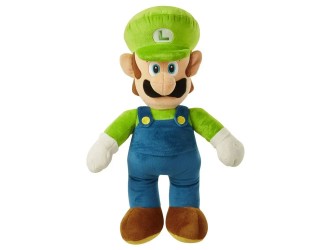  Jucarie de plus gigant Nintendo Luigi Jumbo, inaltime 50 cm, material moale, 3 ani+