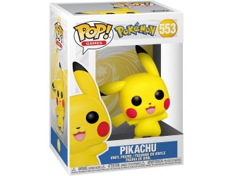 Figurina de colectie Funko POP! Games Pokemon Pikachu #553, vinyl, in cutie cadou