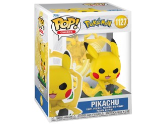 Figurina de colectie Funko POP! Games Pokemon Pikachu #1127, vinyl, in cutie cadou