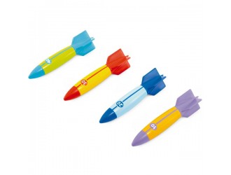 Set 4 jucarii subacvatice tip Torpila pentru scufundari, Intex 55508, 6 ani+
