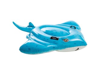 Saltea gonflabila Intex Stingray Ride-on, model Pisica de Mare, 185x145 cm, 3 ani+, cod 57576