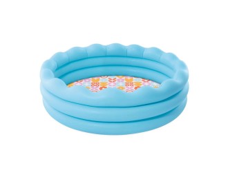 Piscina gonflabila pentru copii Intex Wavy Edge, margine ondulata, 168x46 cm, 575 L, 3+ ani, cod 56191