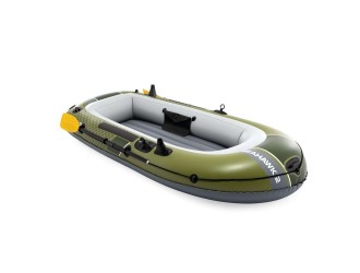 Barca gonflabila Intex Seahawk 2, set complet cu vasle si pompa, 236x114x41 cm, max. 240 kg, cod 66332