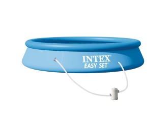 Piscina gonflabila Easy Set 305x61 cm, 3077 L, cu pompa de filtrare 1250 l/h, Intex (28118)