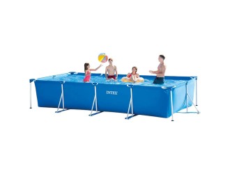 Piscina cu cadru metalic Rectangular Frame 450x220x84 cm, 7127 L, Intex (28273)