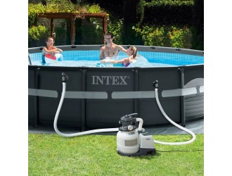 Piscina cu cadru metalic Ultra XTR Frame 549x132 cm, 26423 L, filtru nisip 7900 l/h, set complet, Intex (26330)