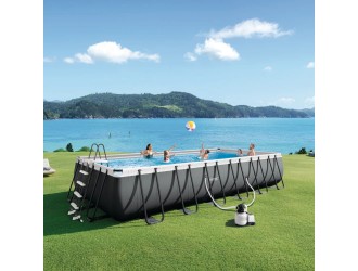Piscina cu cadru metalic Intex Ultra XTR Frame Dreptunghiulara, 732x366x132 cm, 31805 L,set complet, cod 26364