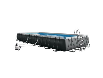 Piscina cu cadru metalic Ultra XTR Frame 975x488x132 cm, 54368 L, filtru nisip 10500 l/h, Intex (26374)