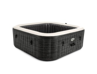 Spa gonflabil cu hidromasaj Greywood Deluxe, 239x239x71 cm, 1098 L, 6 persoane, Intex (28452)